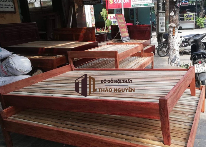 sạp gỗ giá rẻ tại Thanh Khê của Thảo Nguyên