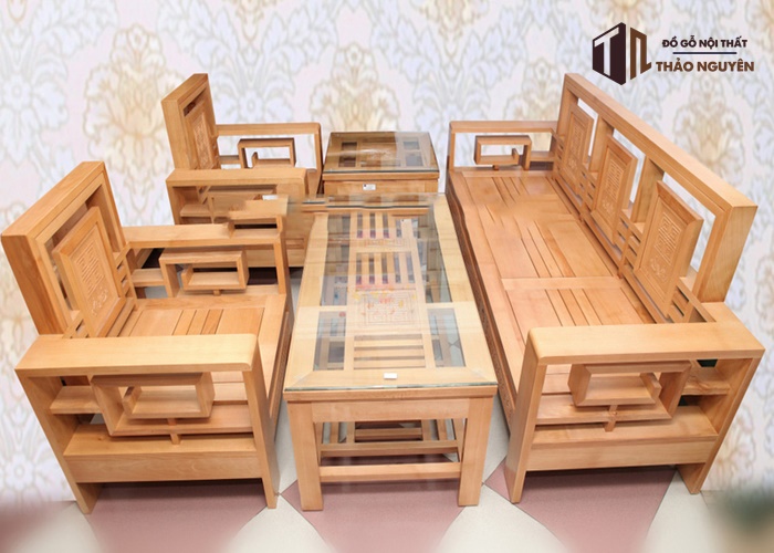 Bàn ghế gỗ phòng khách giá rẻ Đà Nẵng tại Thảo Nguyên